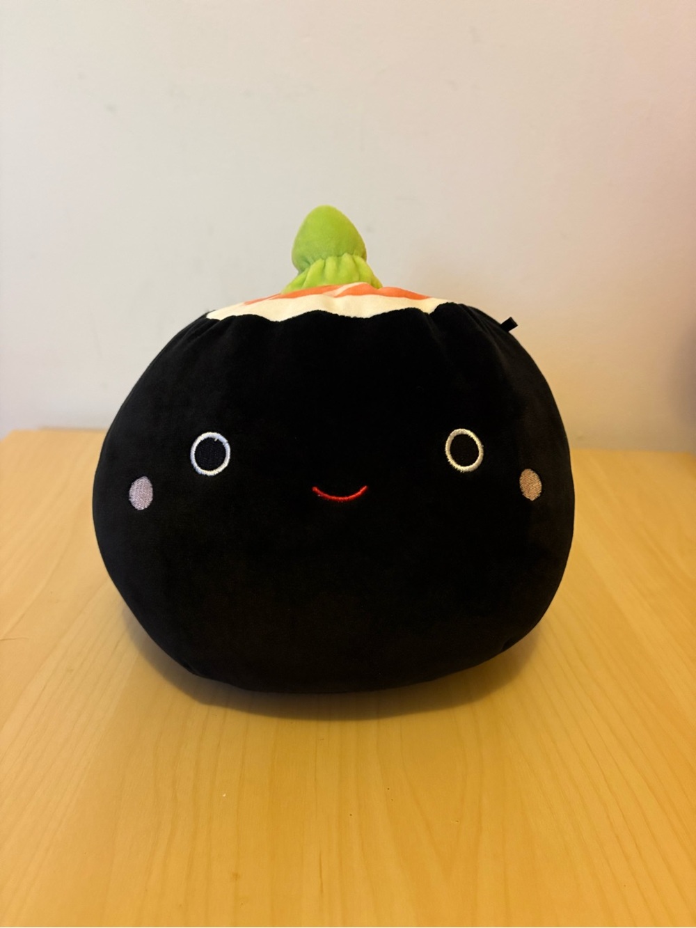 Squishmallows Shozo the Sushi Roll Plush Toy Black 8”